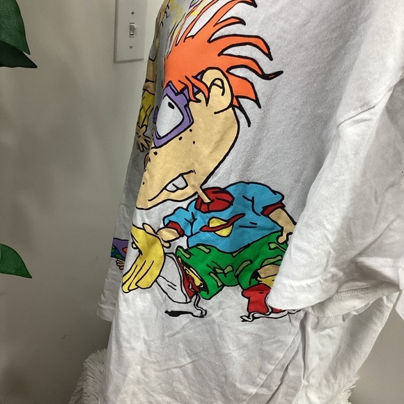 Nickelodeon Rugrats Tee womans L/XL short sleeve colorful on white backg… - Picture 11 of 12